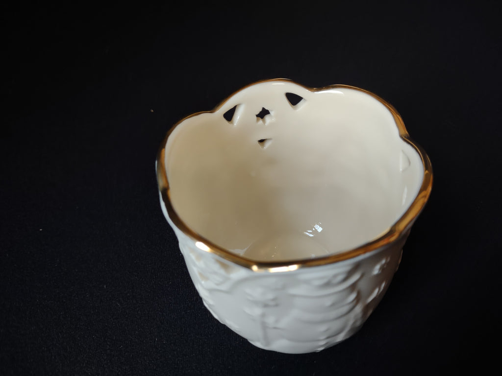 Lenox Merry Lights Snowman Votive Tea Candle Holder (lot 1631)