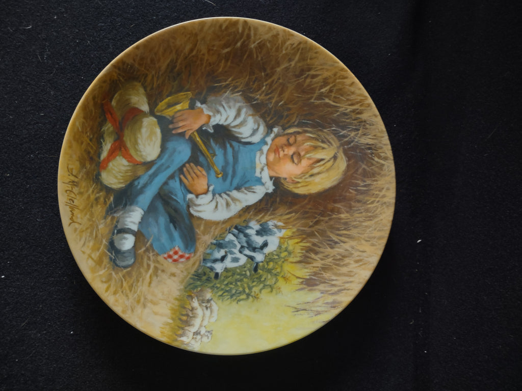 Vintage Mother Goose Collector Plate 2nd Issue Little Boy Blue (Lot 5114)
