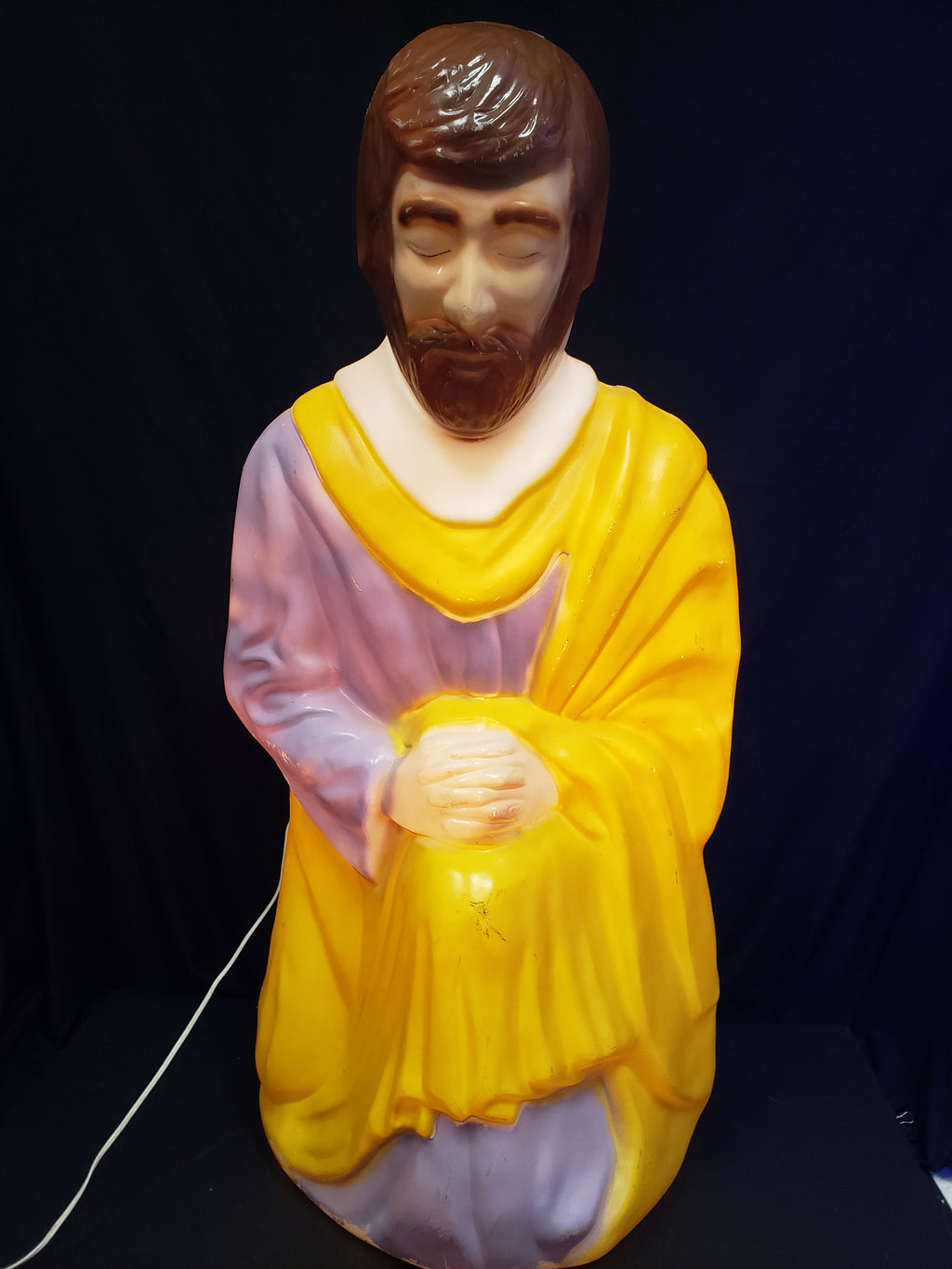 Vintage Christmas Nativity Large Joseph Blow Mold XL Rare 40" (lot 2254)