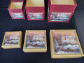 Christmas Thomas Kinkade Painter of Light Set of 3 Gift Boxes (lot 2372)