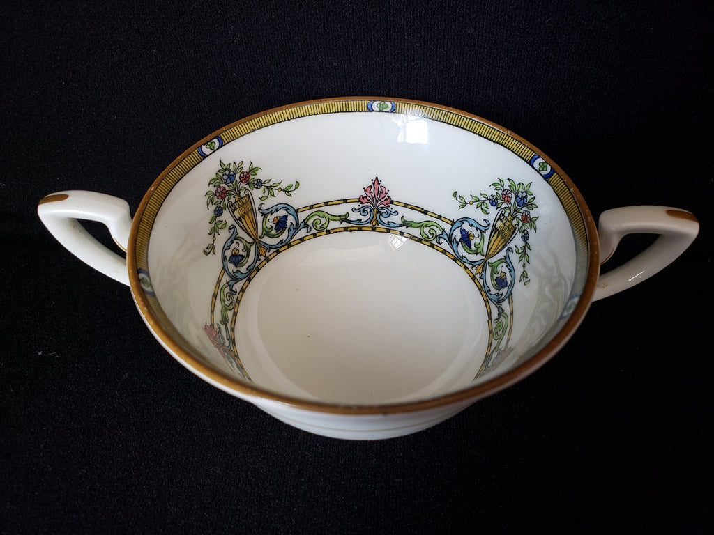 Vintage Royal Worcester Bouillon Cup Two-Handles IMPERFECT Doncaster (lot 2077)