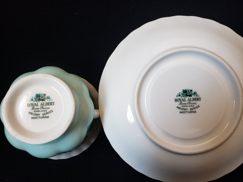 Vintage Royal Albert Melody Series Nocturne Tea Cup with Saucer (lot 2033)