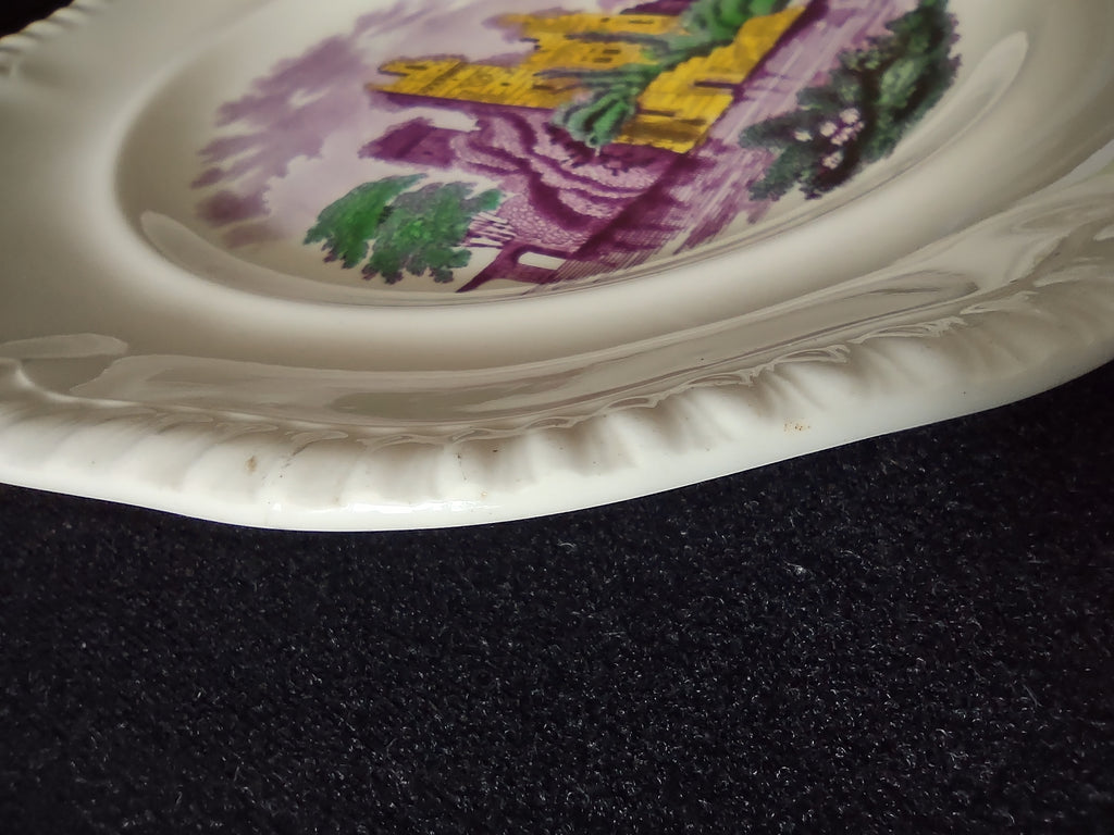 Vintage Copeland Spode Campagna Plate Castle Gadroon Edge (Lot 5740)