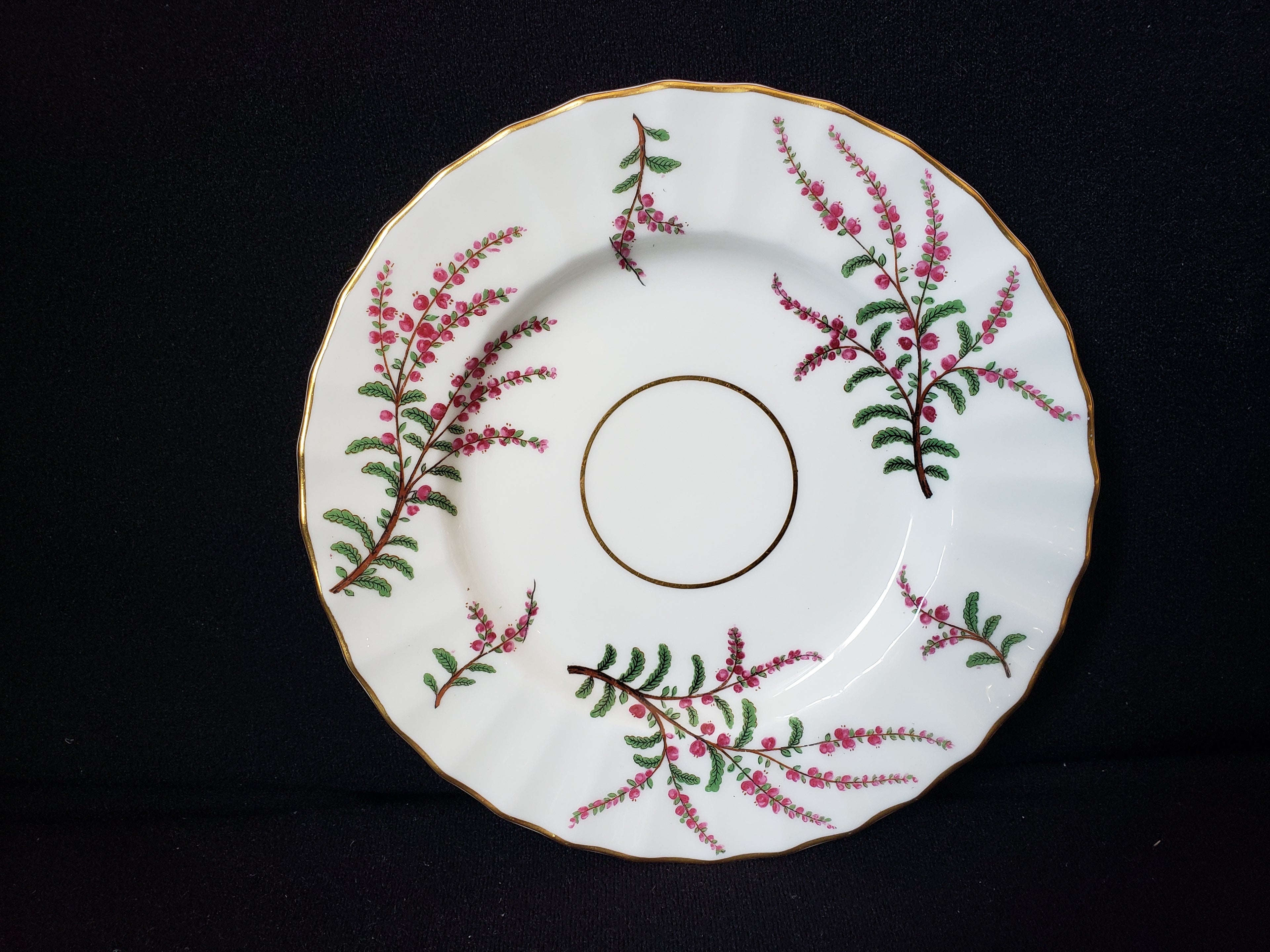 Vintage Royal Worcester Dunrobin Saucer ONLY 6-1/4"(lot 2127)