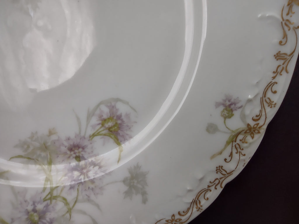 Haviland Limoges Dinner Plate Cornflower French Chic (lot 992)