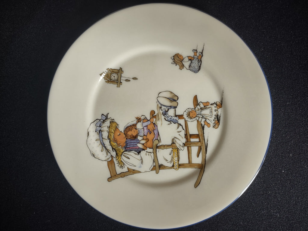 Vintage Lenox Special Dessert or Salad Plate Little Girl Nursery (lot 1859)