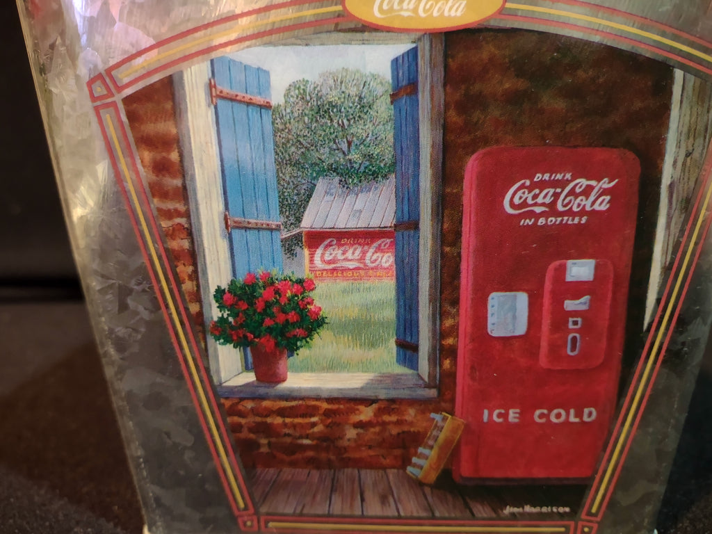 Vintage Coca-Cola Tin Planter 6" x 6" (lot 5419)