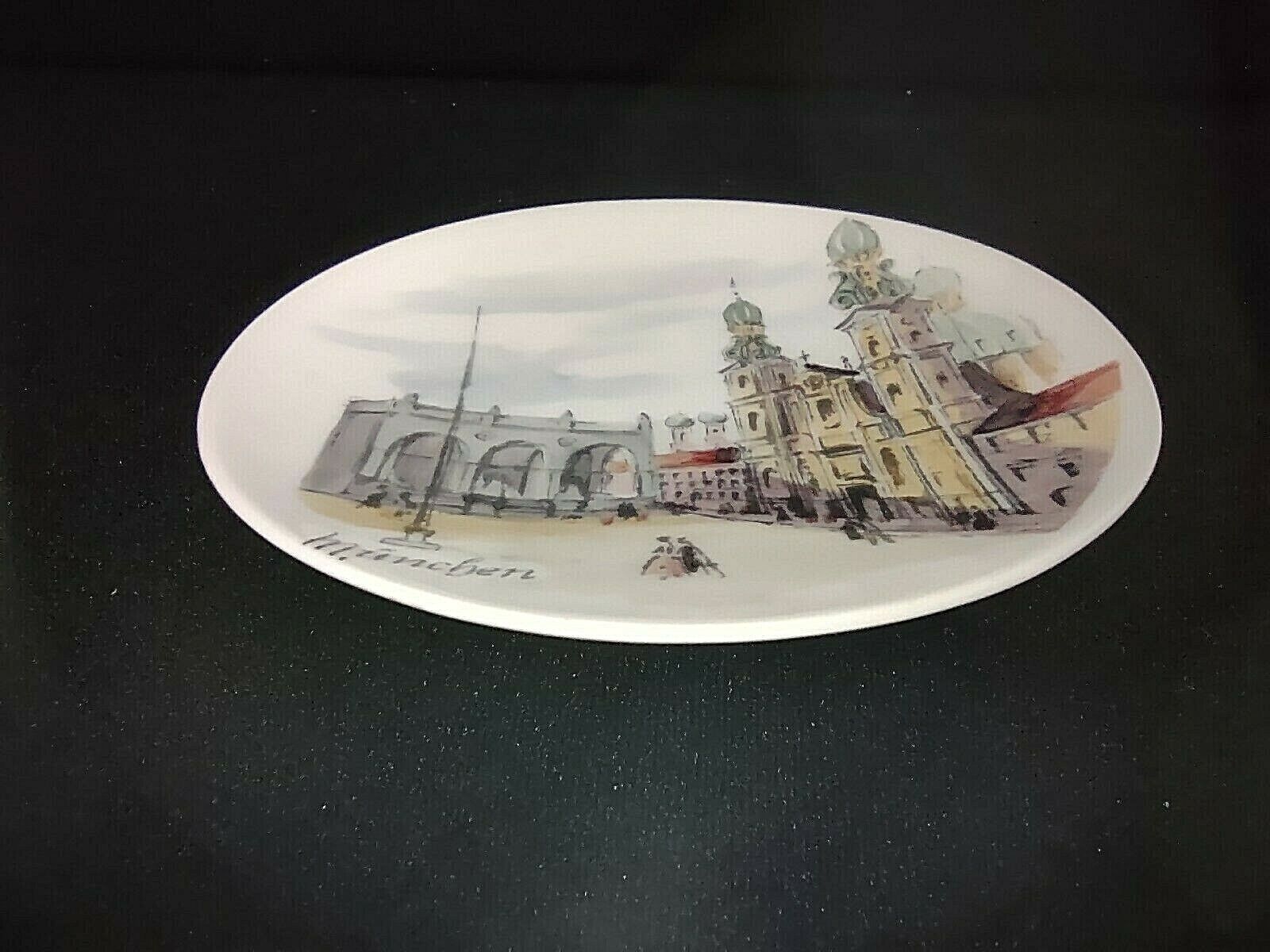 018 Collectible Rosenthale Plate Munchen Germany Hand Painted