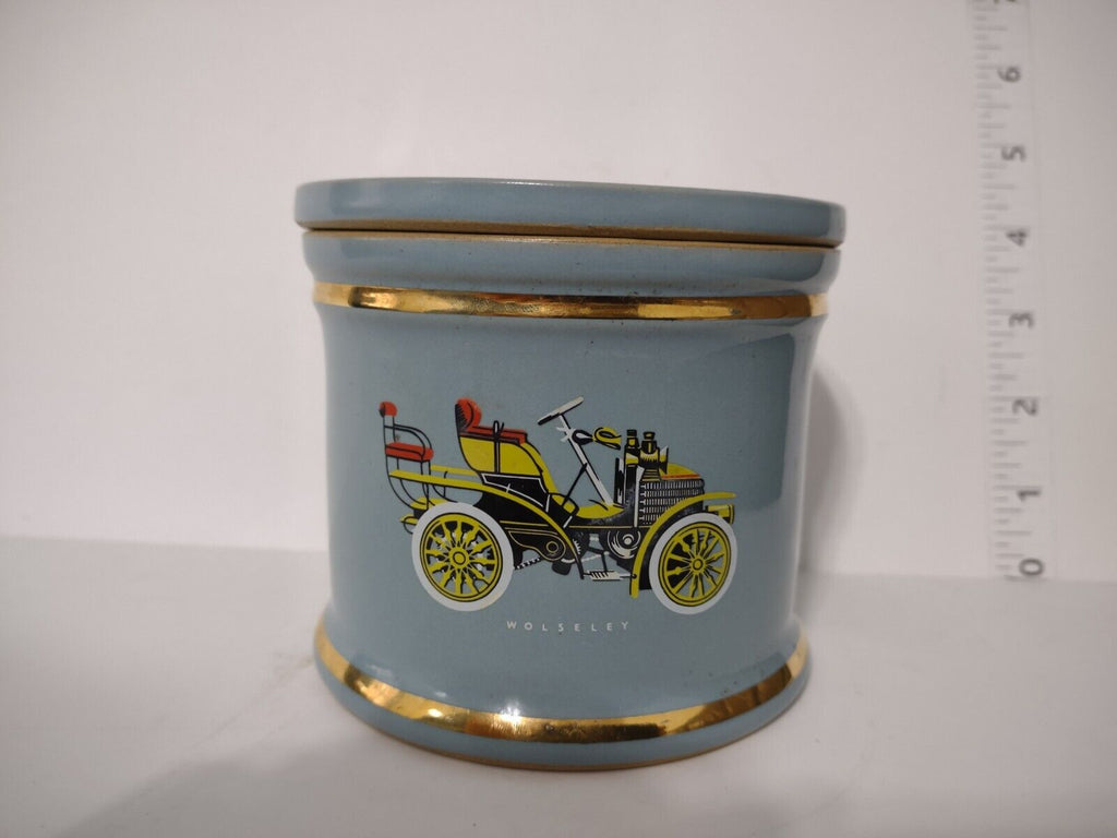 Vintage Denby Ceramic Blue Jar Daimler Austin Wolseley (lot 247)