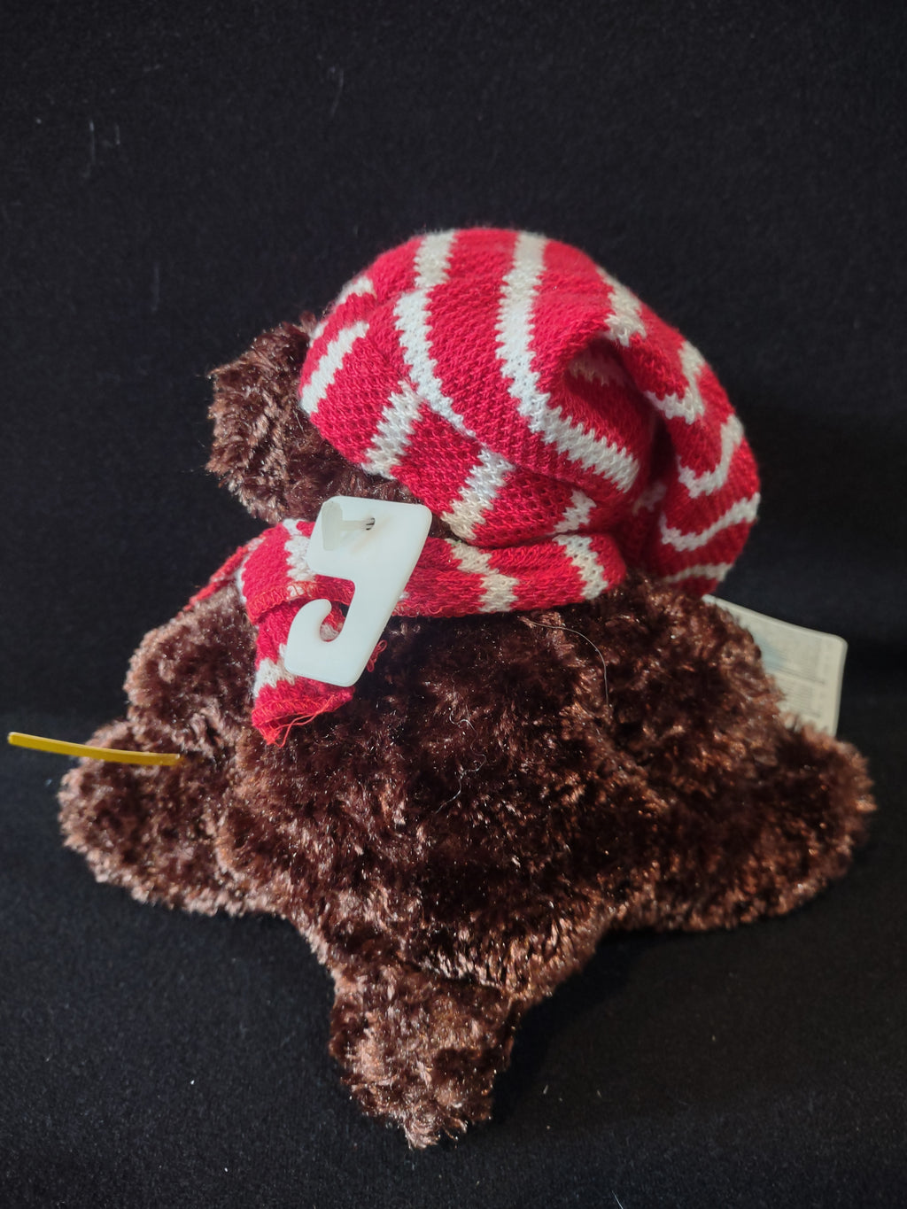 Christmas Winter Recordable Bear Gift Card Holder Stocking Hat Scarf (Lot 4231)