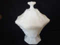 Vintage Milk Glass Candy Container Grape Design with Lid (lot 2219)