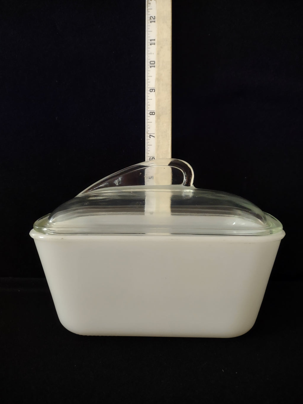 Vintage Glasbake Loaf Over Pan With Fin Lid (Lot 3097)