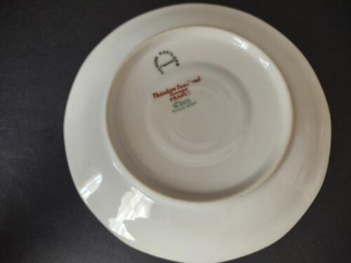 Haviland Limoges Eden 5-3/4" Saucer ONLY Gold Trim Parrot ( lot 778)
