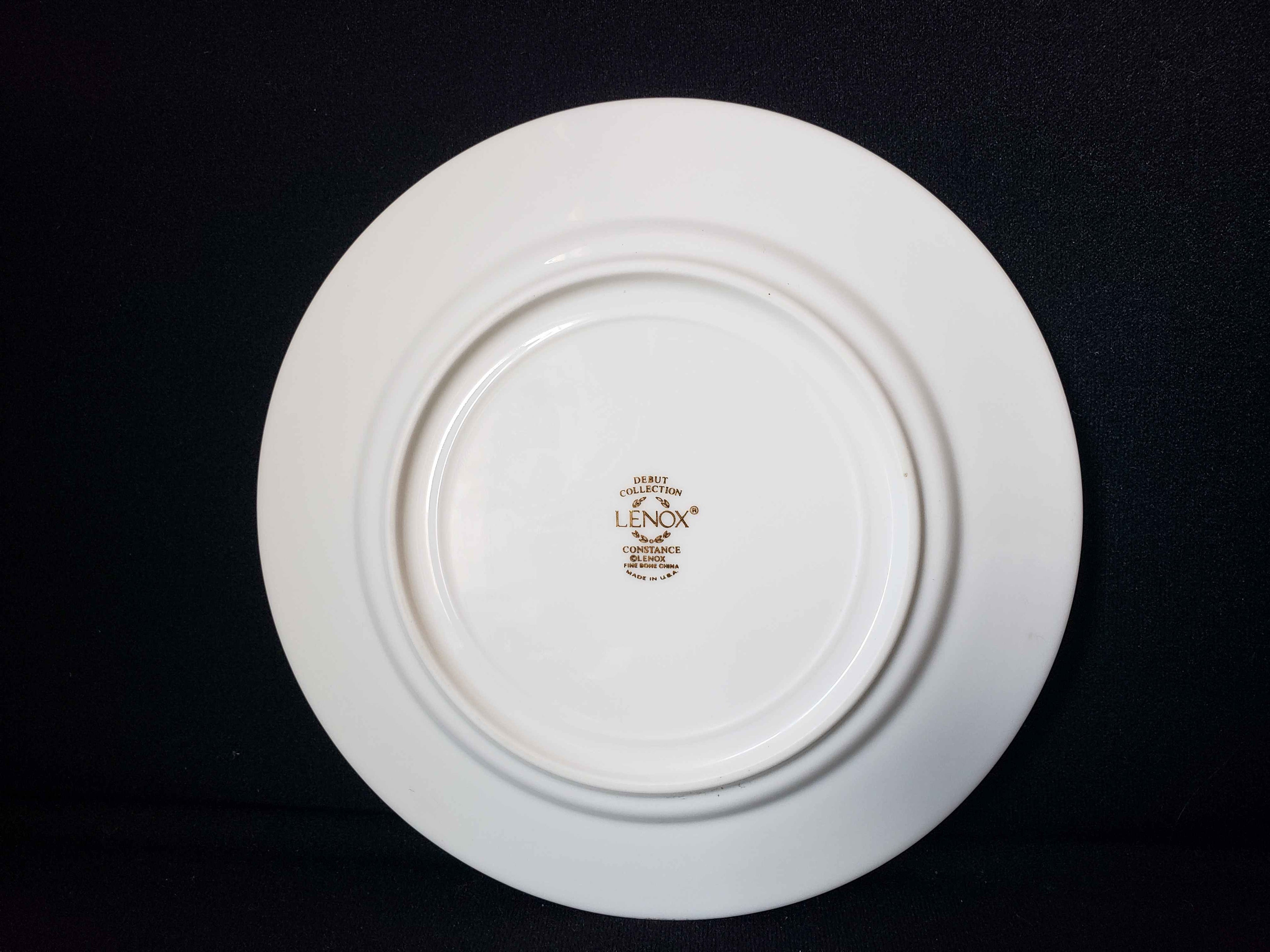 Vintage Lenox Debut Collection Constance Fine Bone Bread Plate (lot 1912)