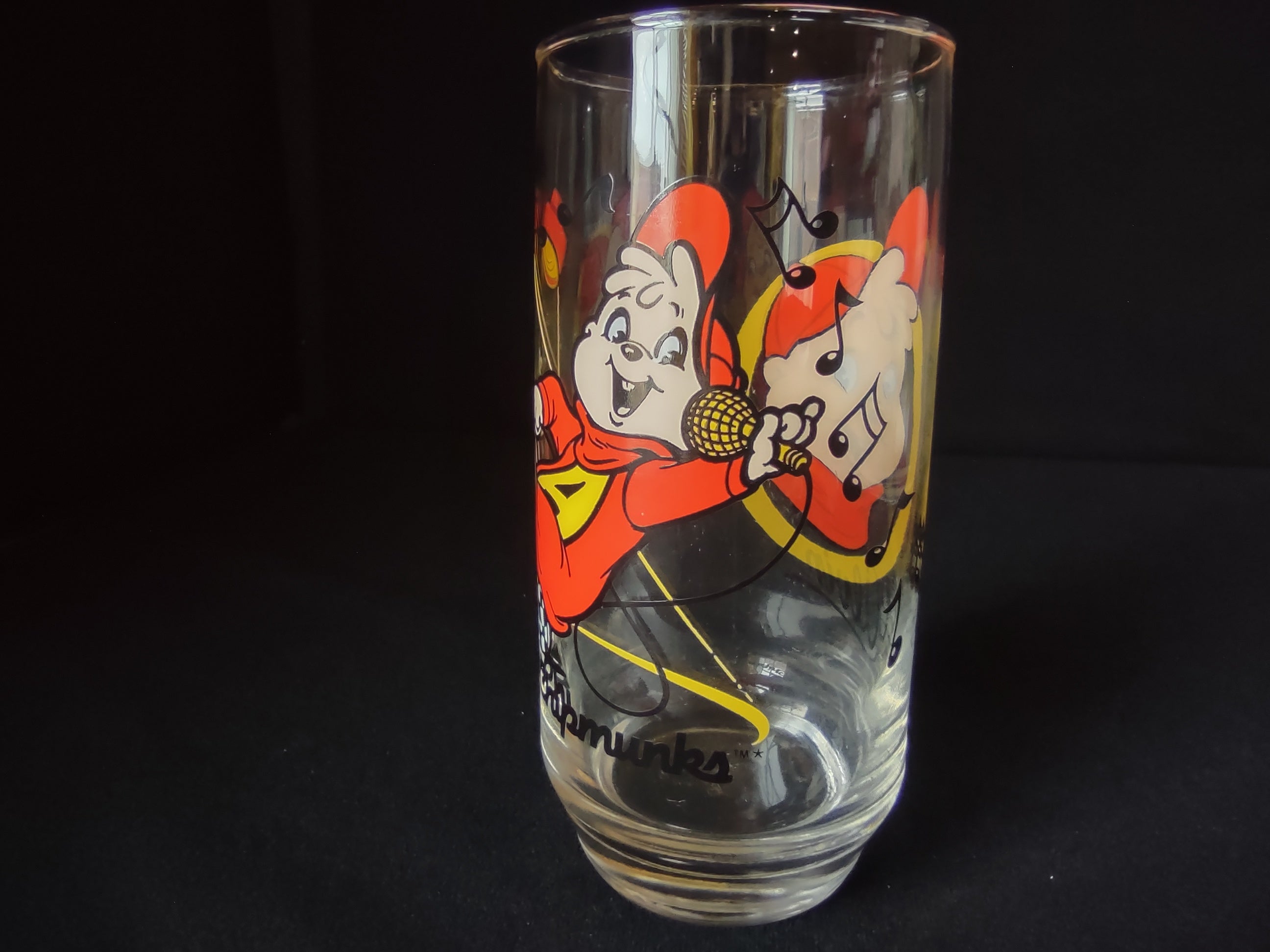 1985 Alvin and the Chipmunks "Alvin" Vintage Drinking Glass (lot1536)