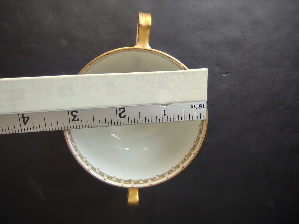 Haviland Limoges Bouillon Cup ONLY Albany Red (lot 1062)
