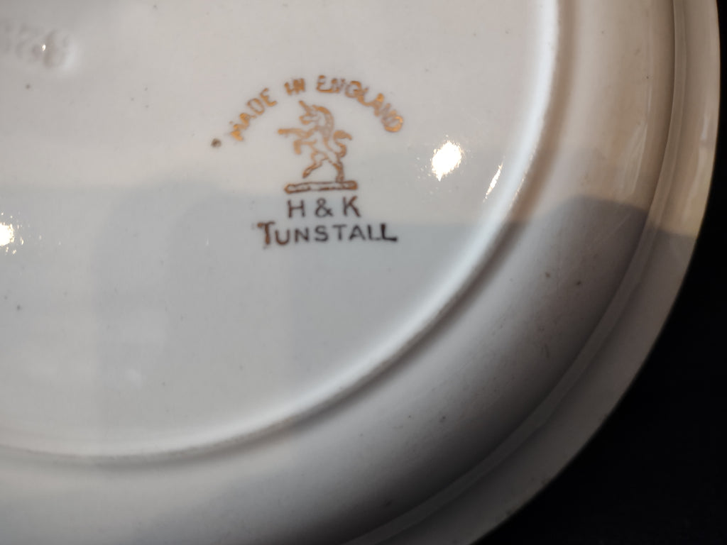 Vintage Bowl Plate Tunstall Dicken's Days Englland (lot 5835)