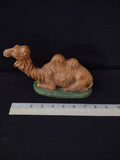 Vintage Christmas Ceramic Seated 5" x 8" Camel Nativity Scene (Lot 4079)