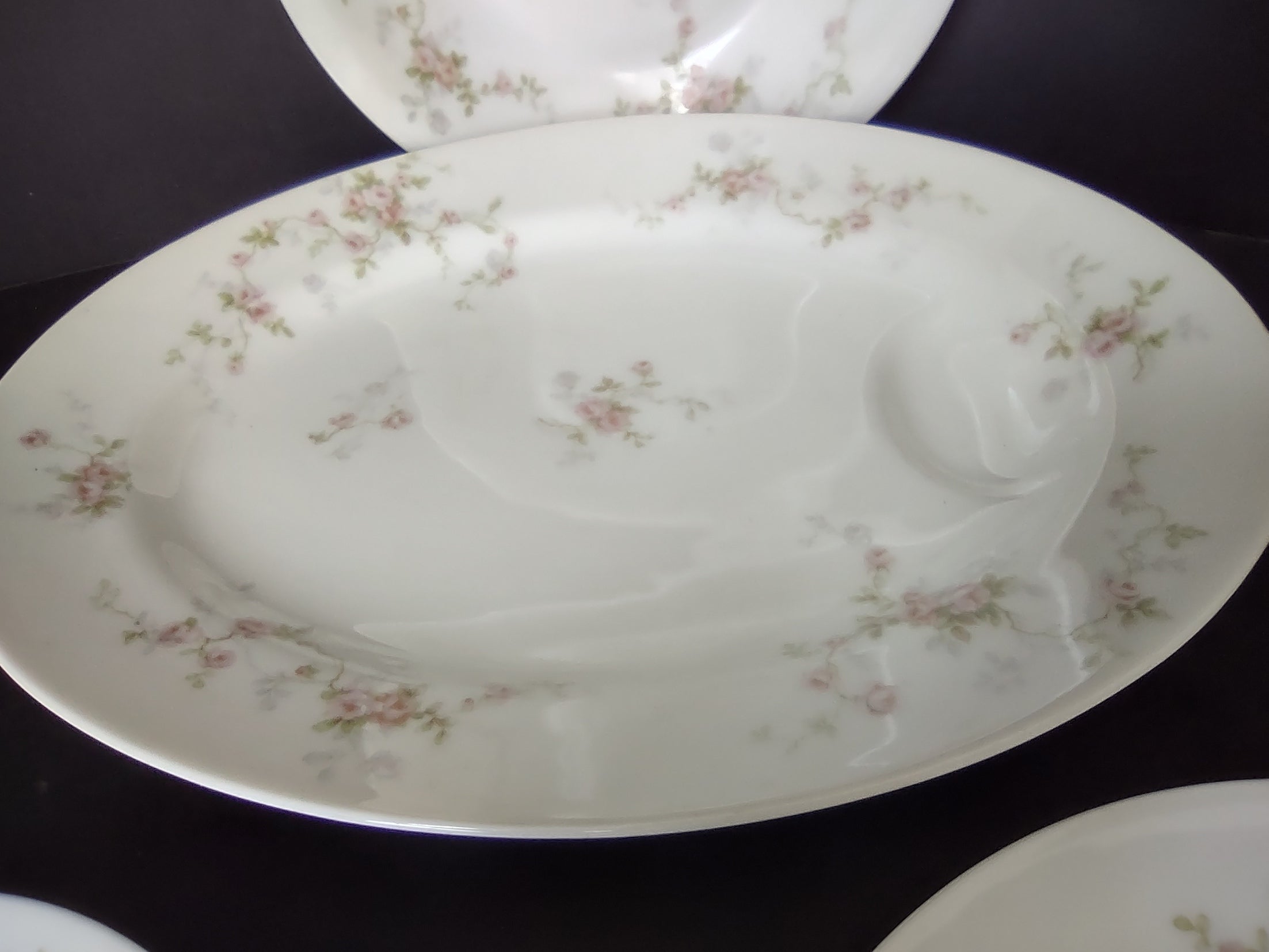 Vintage Haviland Limoges Set Serving Platter French Chic Floral Plate (lot 918)