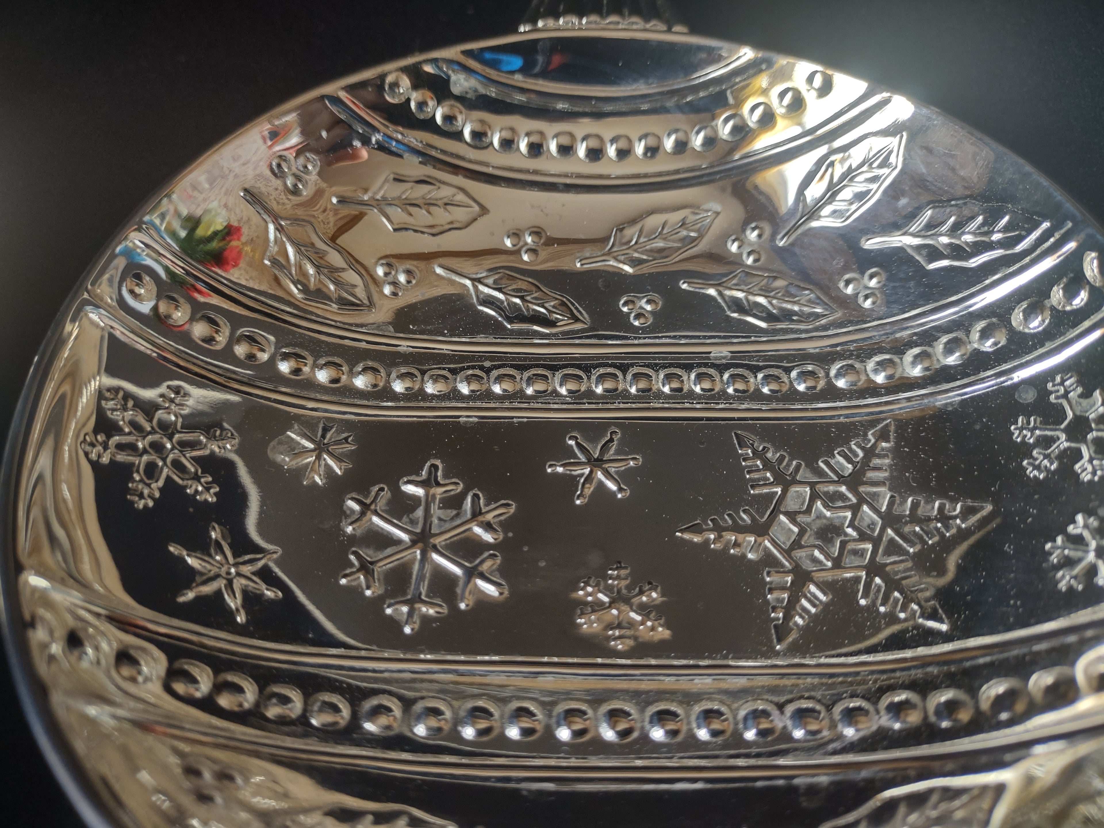International Silver Company Holiday Ornament Bowl Set Silver Plated (lot 1544)