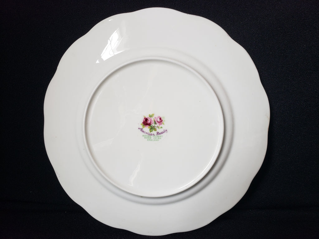 Vintage Royal Albert American Beauty Dessert or Salad Plate 8" (lot 2050)