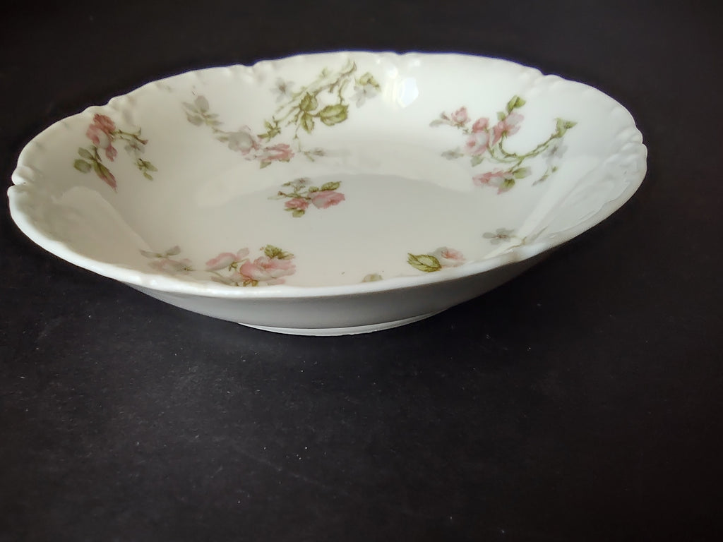 Haviland Limoges French Cottage Cranberry Sauce Small Bowl Pink 5" (lot 1119)