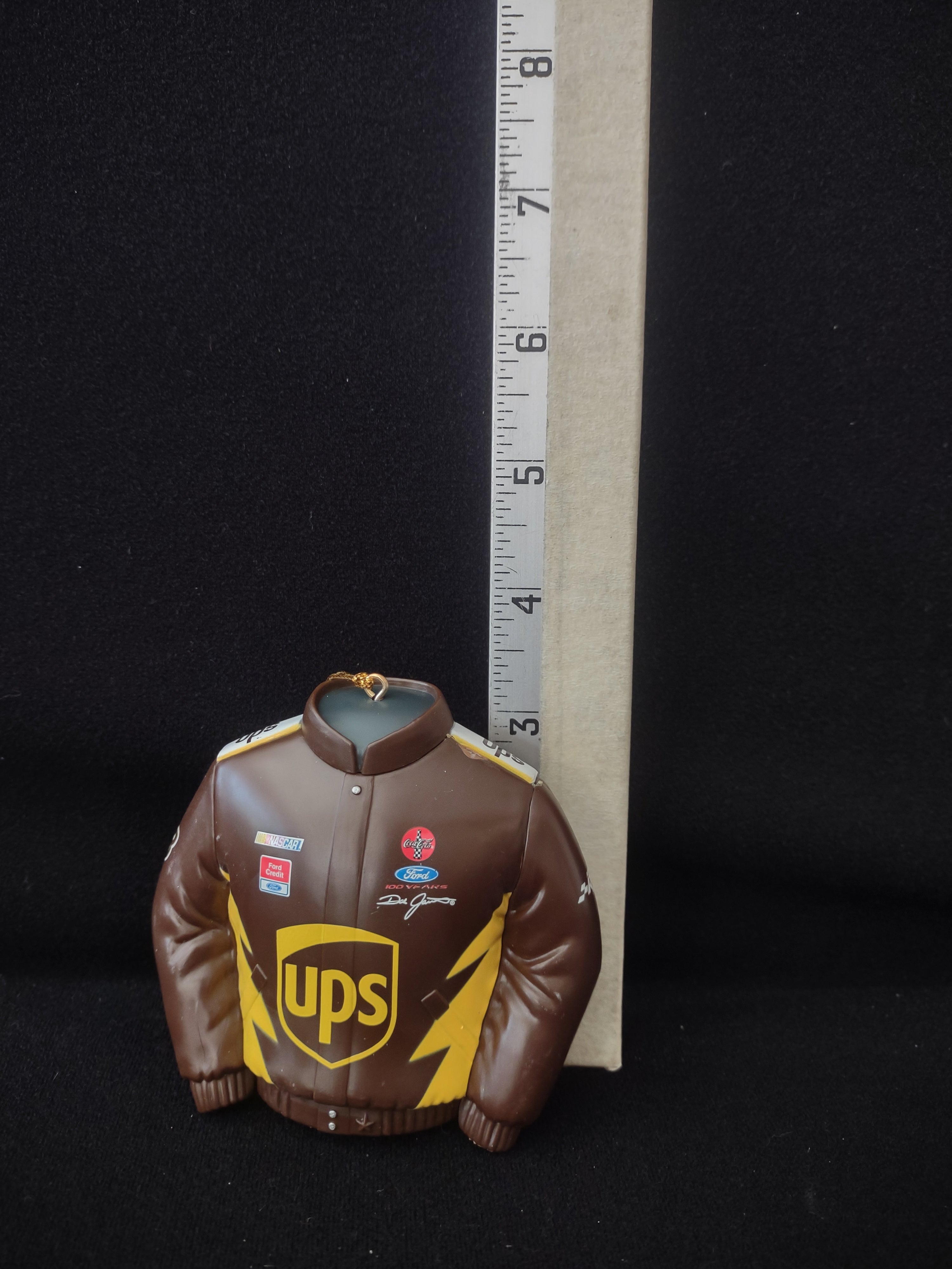 Vintage Christmas NASCAR 2003 Dale Jarrett UPS Ornament (Lot 4183)
