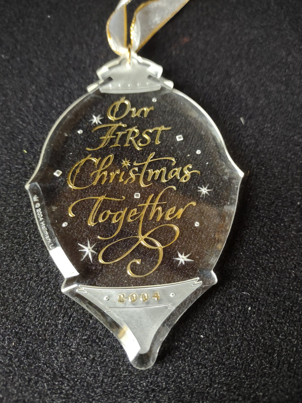 Hallmark Christmas Keepsake Ornament Our First Christmas Together 2004 (lot 1600