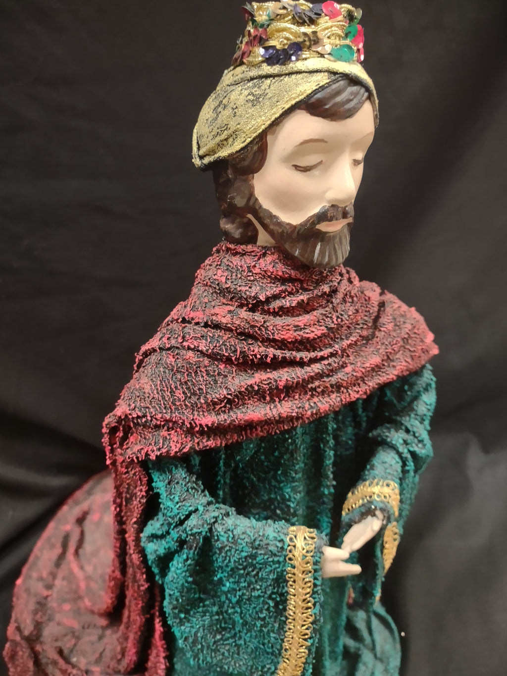 Vintage Christmas Nativity Wise Man 16" (lot 1337)