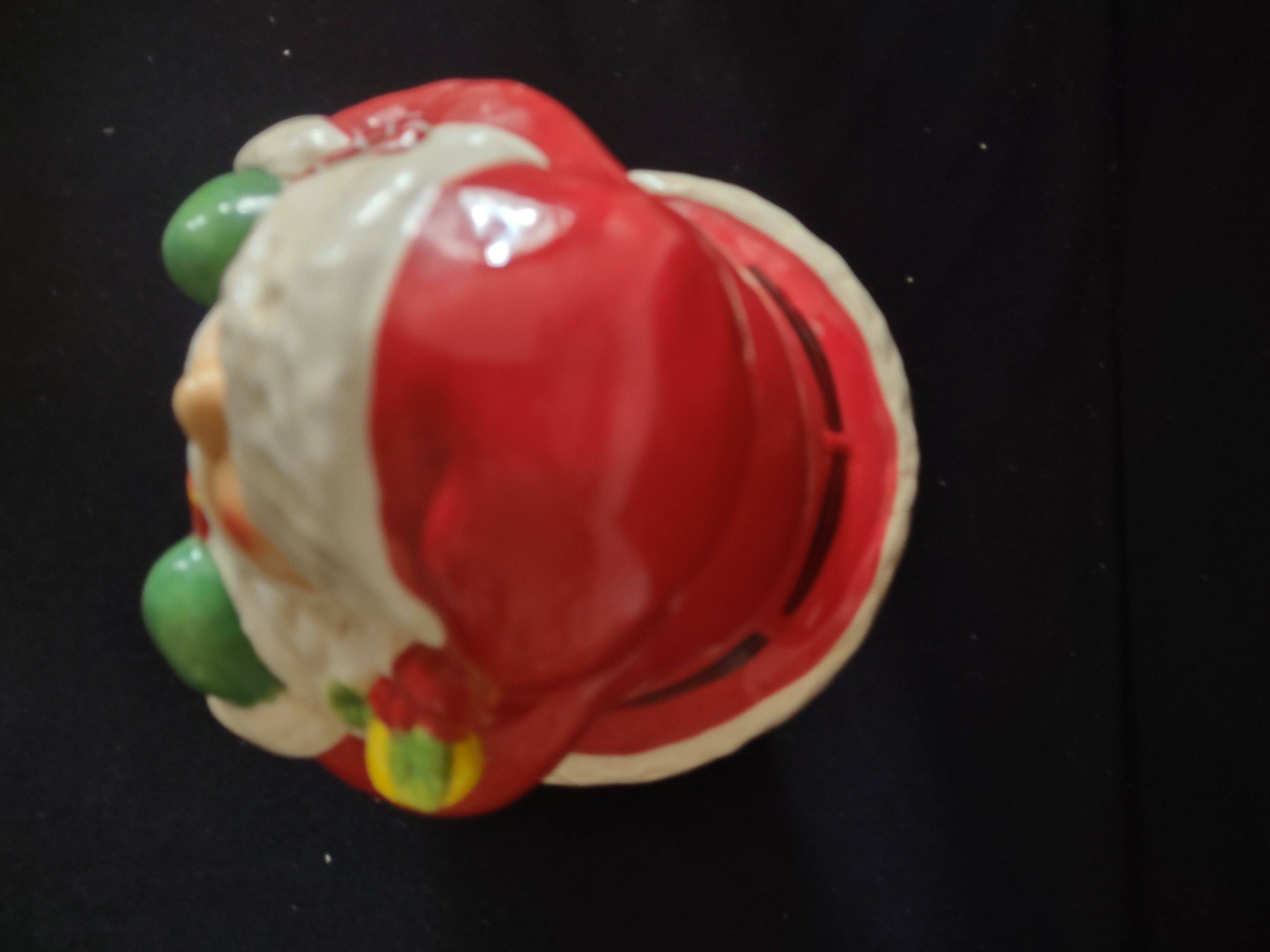 Vintage Cracker Barrel Ceramic Santa Claus Cookie Jar (Lot 3689)