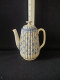 Vintage Copeland Spode Coffee Pot Earthenware Blue Ermine IMPERFECT (Lot 5764)