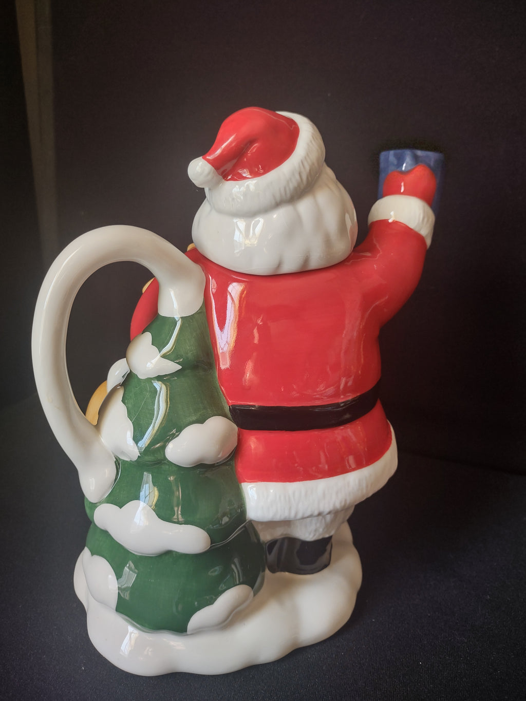 Christmas Santa Rudolph Teapot Lenox (lot 1568)