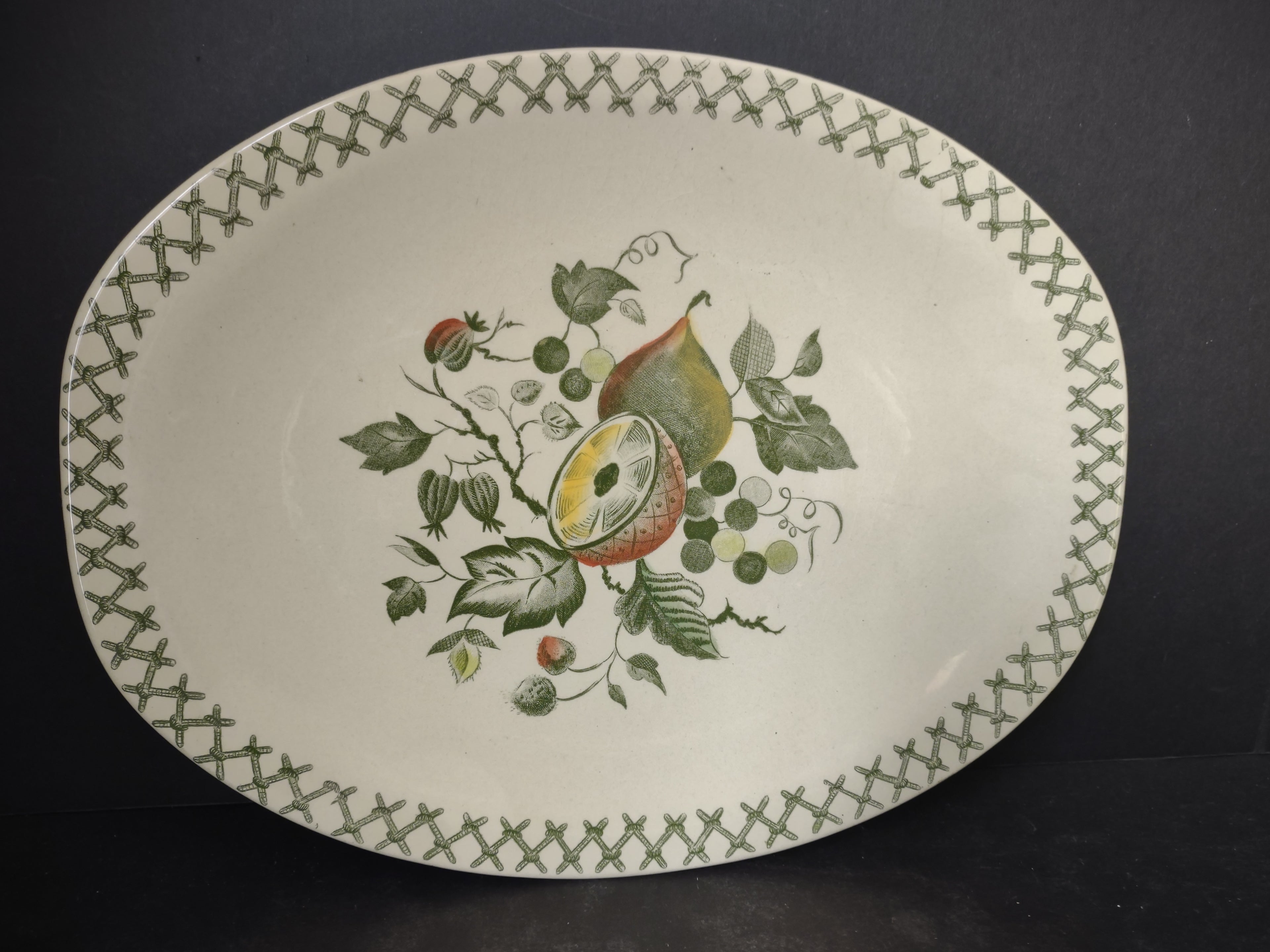 Johnson Bros Arbor Serving Platter Staffordshire Old Granite Ironstone (lot 5576