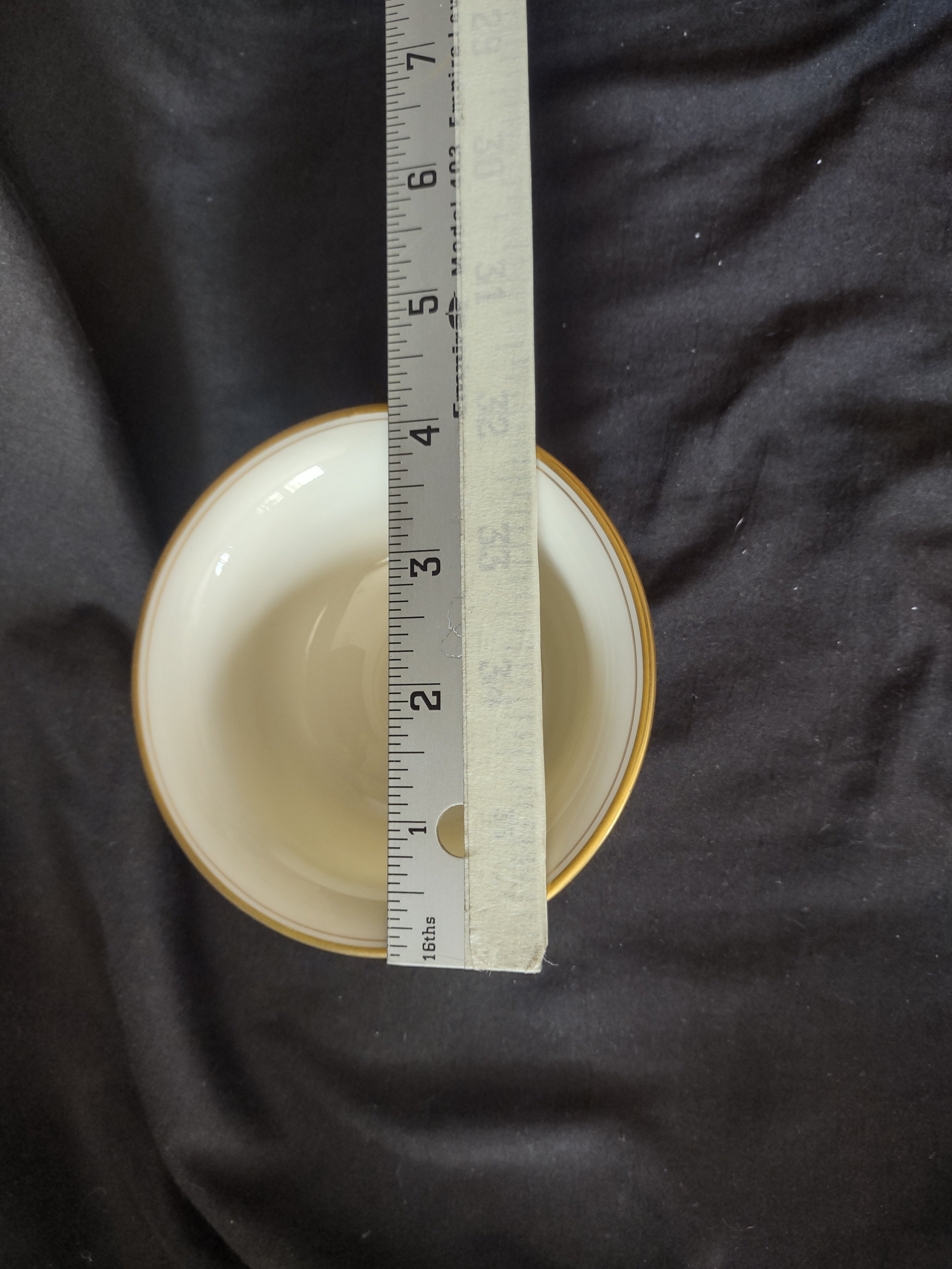 Vintage Lenox Round Serving Bowl 4-1/8" (lot 1978)