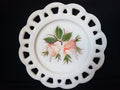 Vintage Westmoreland Roses Motif Milk Glass Wall Plate (lot 2187)