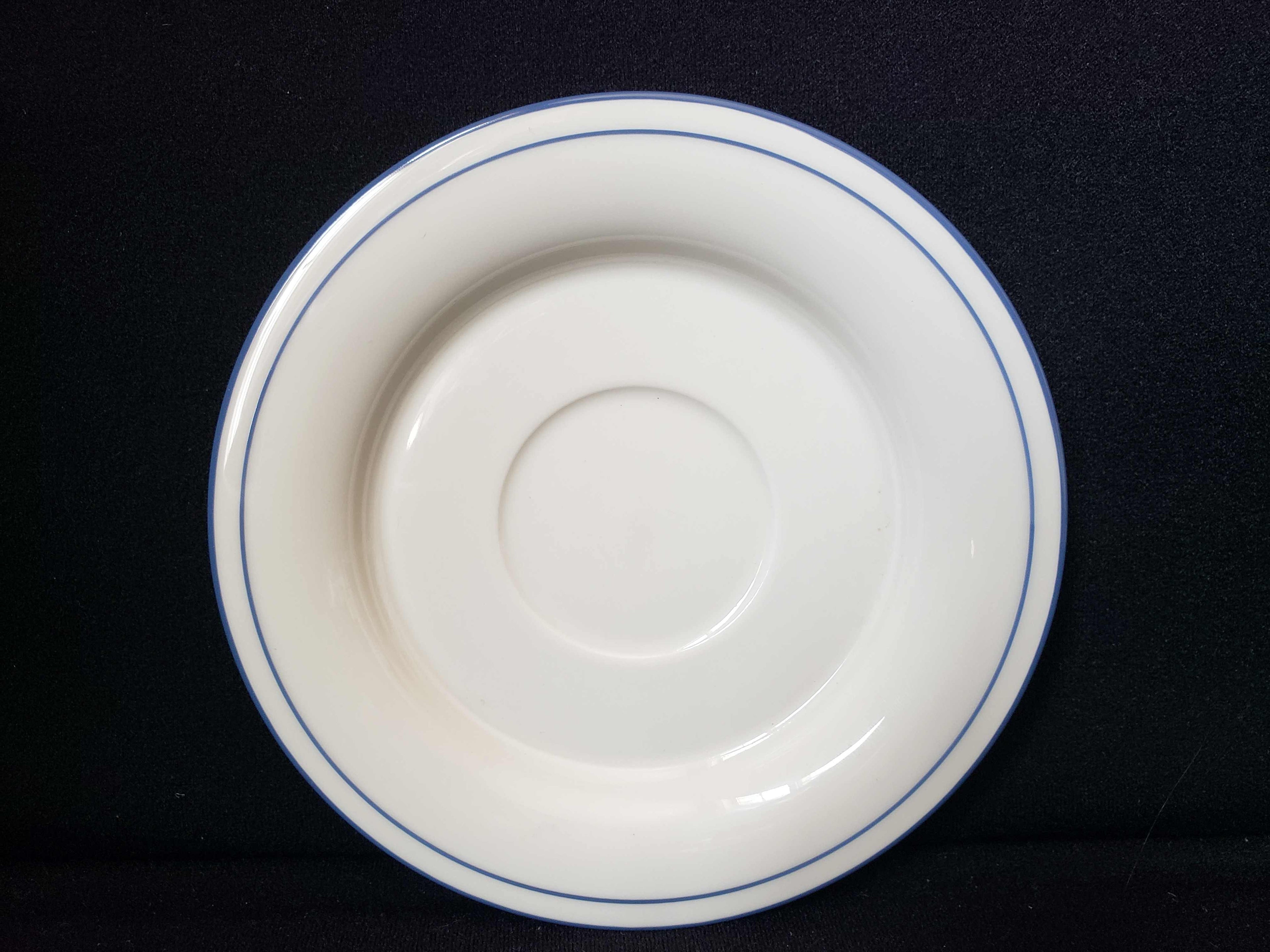 Vintage Lenox Chinastone Blue Pattern Saucer ONLY (lot 1917)