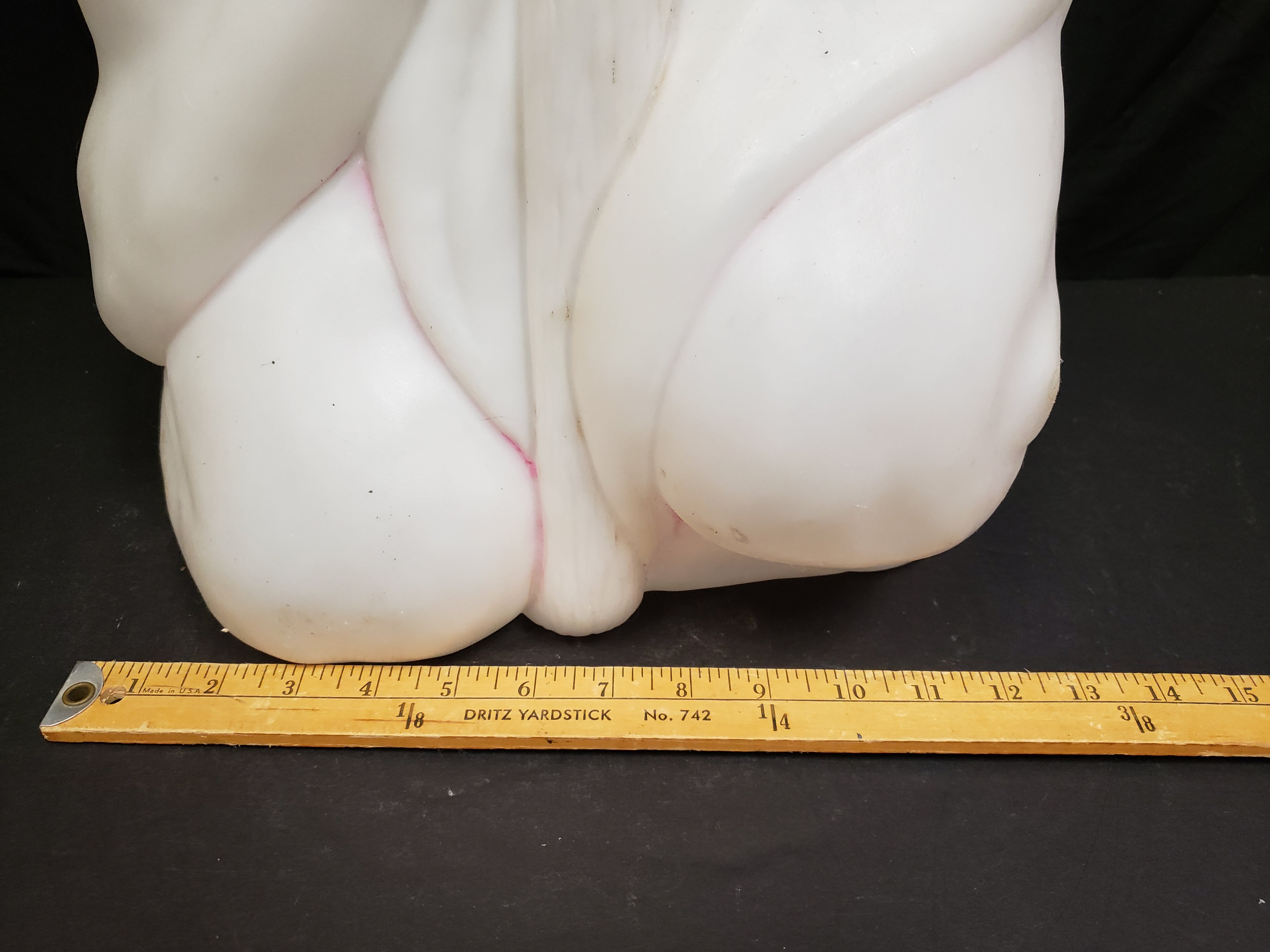 Vintage Christmas Outdoor White Joseph Blow Mold 28" (lot 2262)