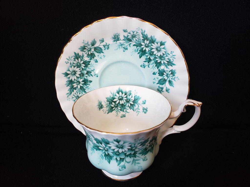 Vintage Royal Albert Melody Series Nocturne Tea Cup with Saucer (lot 2033)