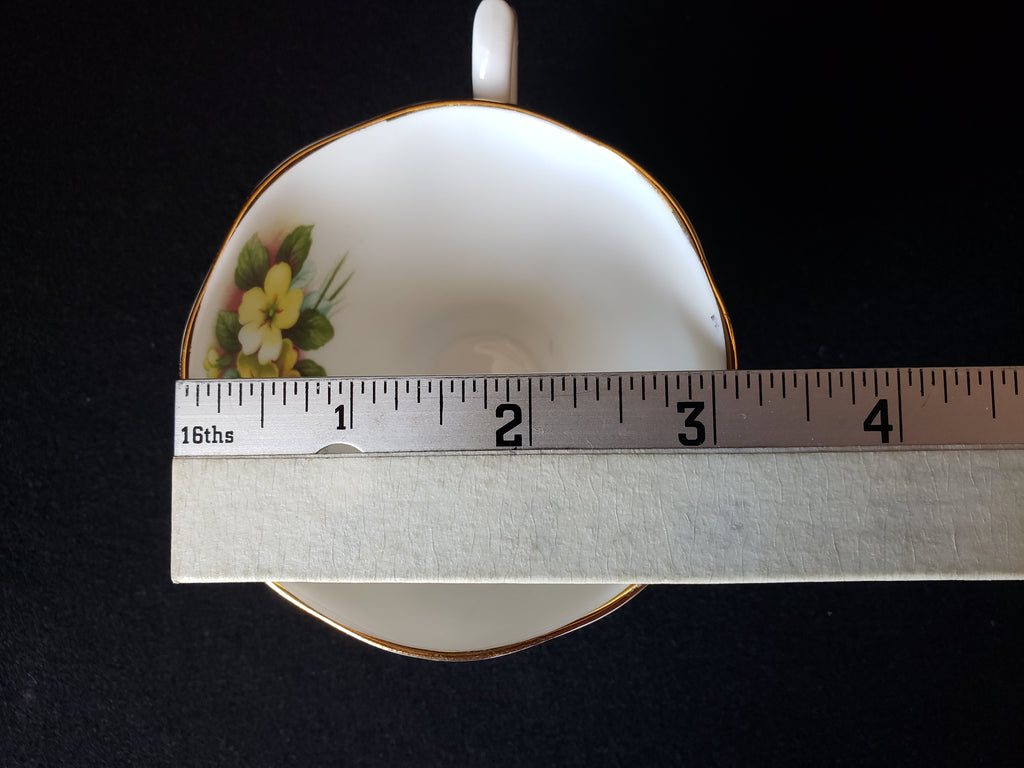 Vintage Royal Albert Floral Primula Demitasse Cup ONLY (lot 2038)