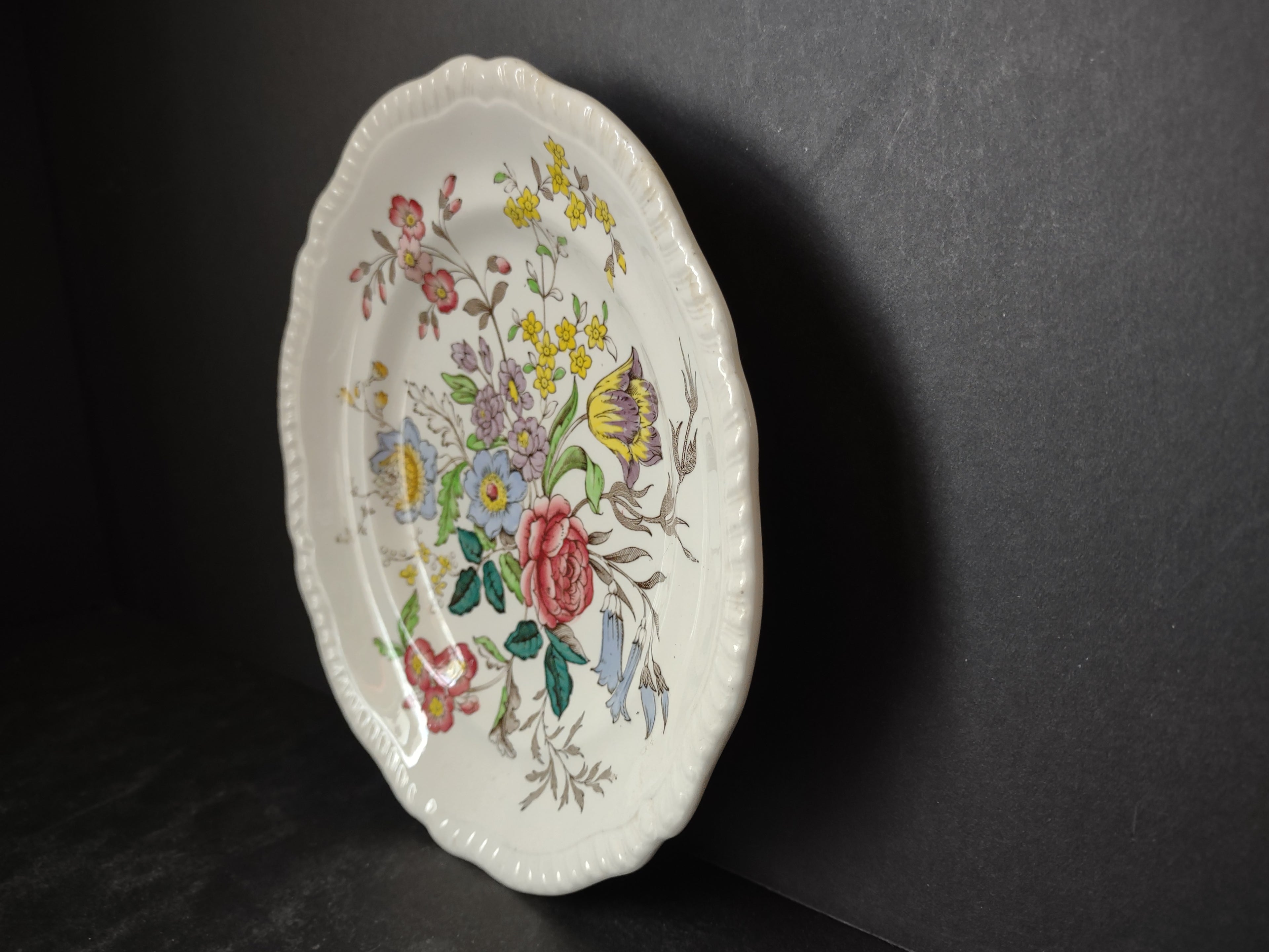 Vintage Spode English Countryside Romney Plate Ironstone (lot 5777)
