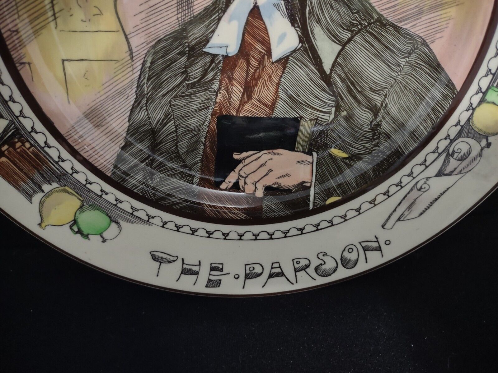 078 Vintage Collectible Royal Doulton The Parson Plate 10-1/2"