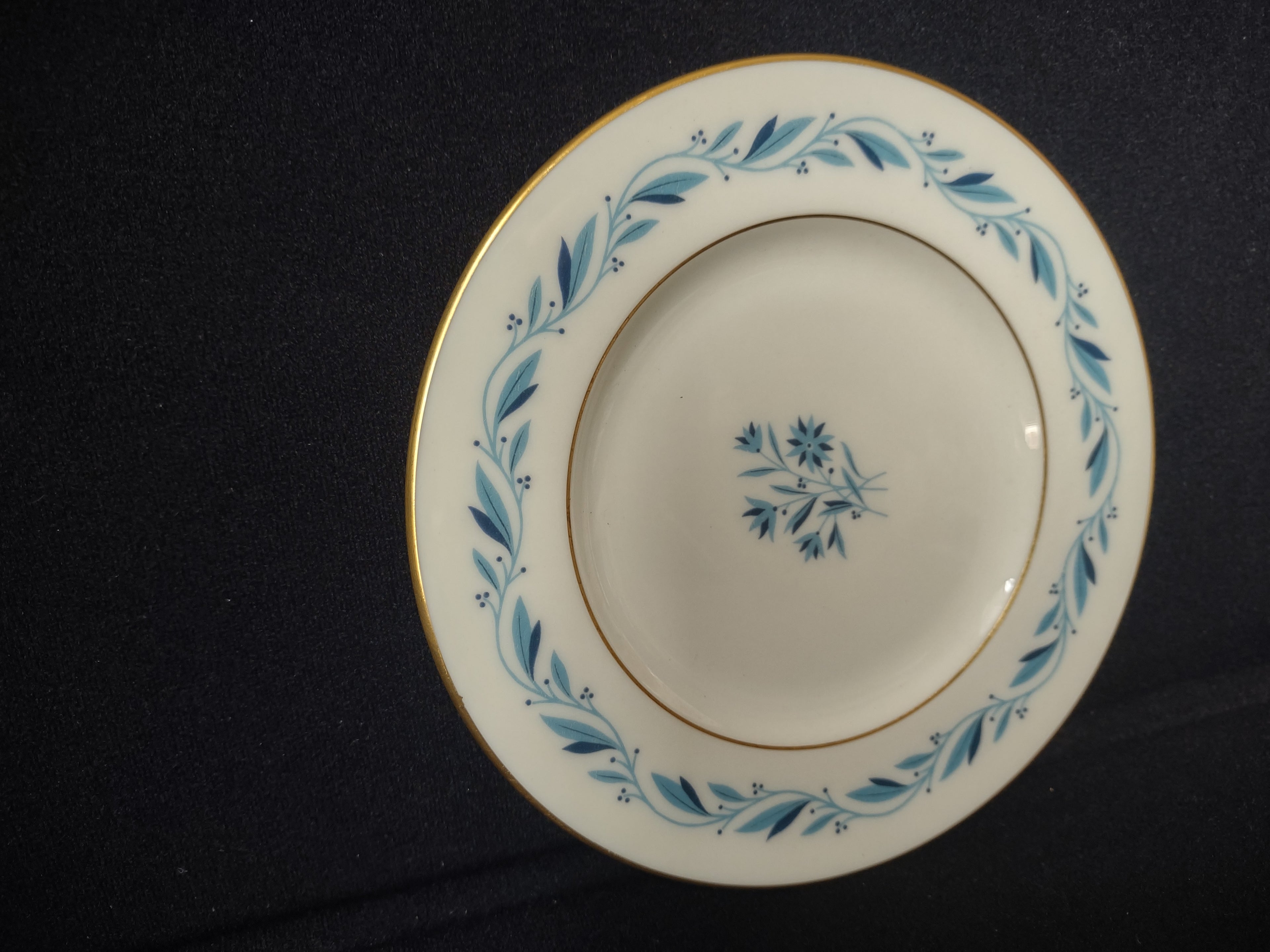 Vintage Lenox Cup Liner ONLY Blue Ridge Blue Stamp (lot 1791)
