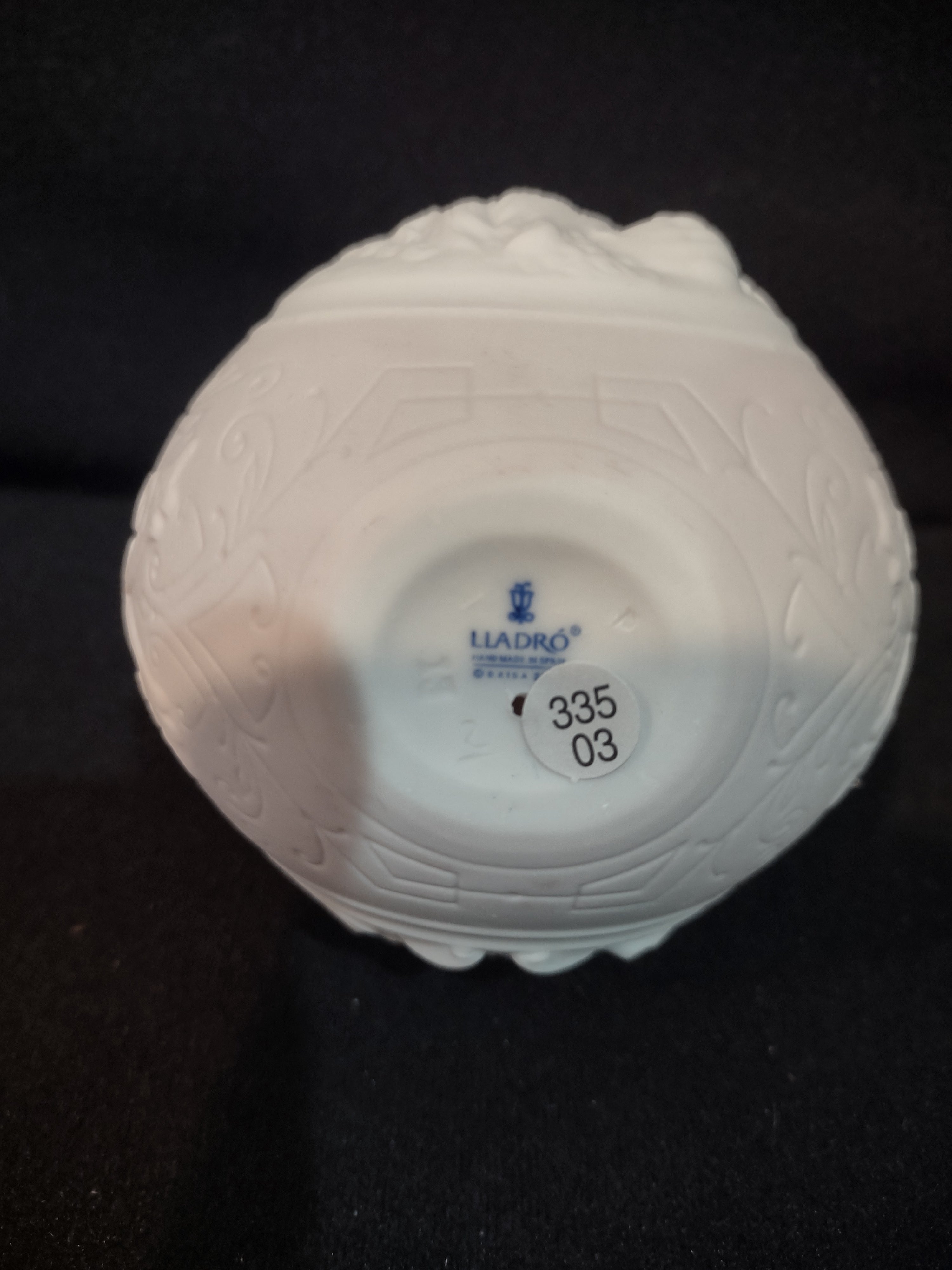 Vintage Christmas 2003 Collectible Lladro Turtle Doves Candle Ornament (Lot 4097