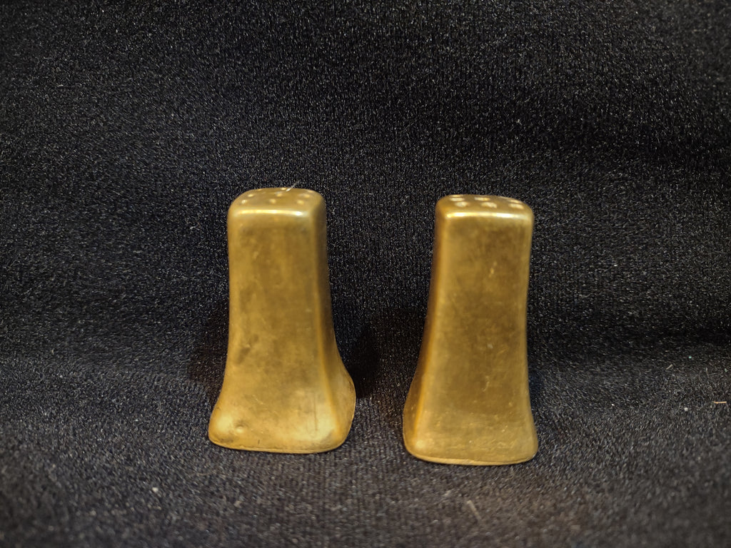 Vintage Lusterware Salt and Pepper Shaker Japan Golden (lot 5365)