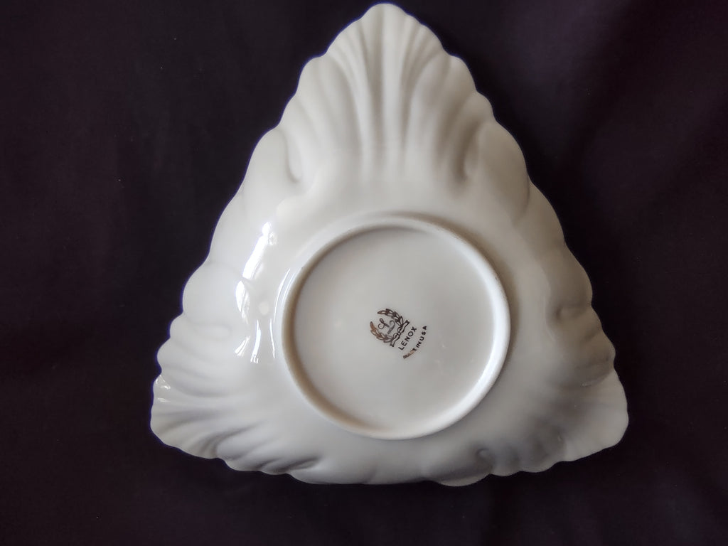 Vintage Lenox Serving Bowl Triangle (lot 1984)