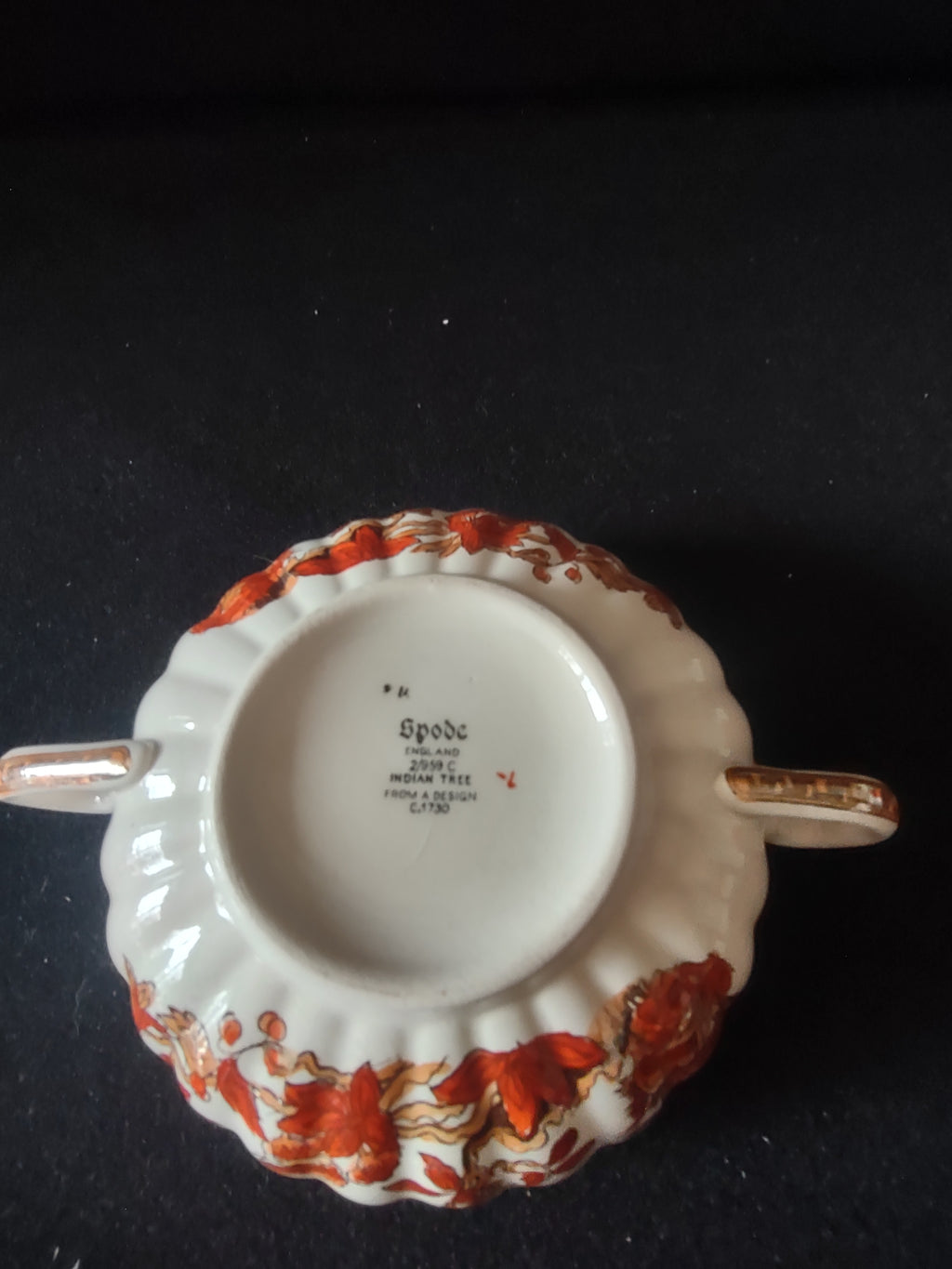 Vintage Copeland Spode Cream Soup Bowl Indian Tree (Lot 5776)