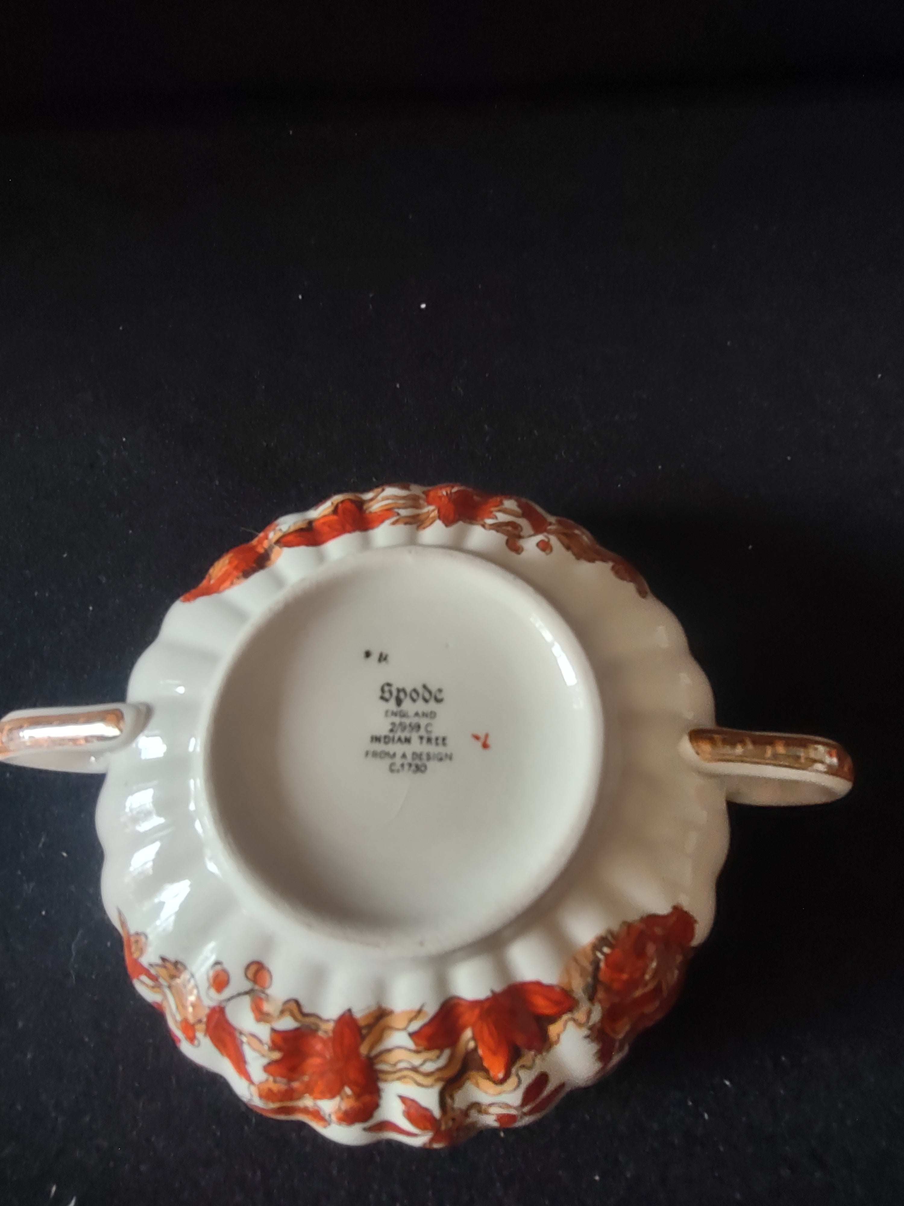Vintage Copeland Spode Cream Soup Bowl Indian Tree (Lot 5776)