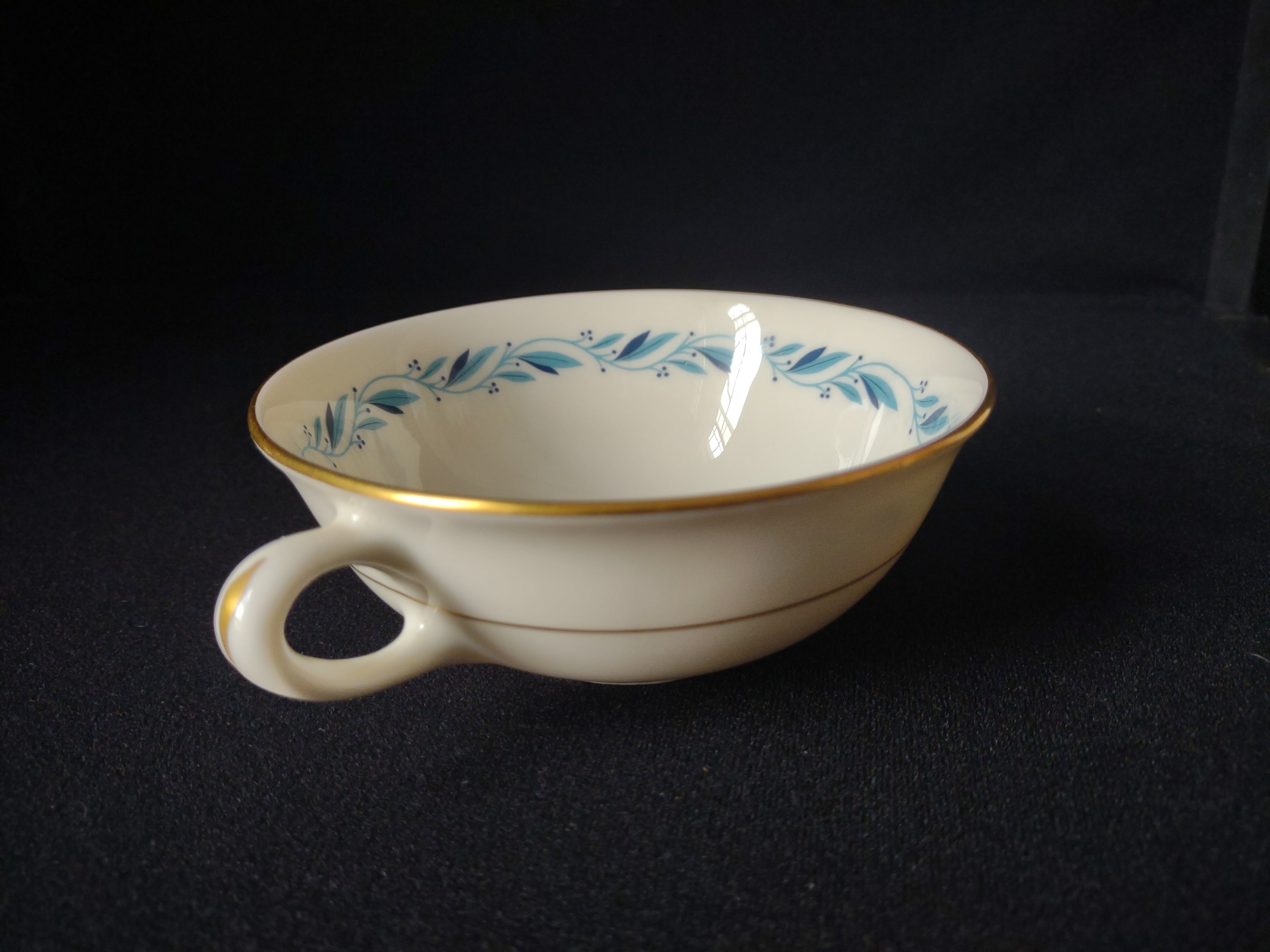 Vintage Lenox Bouillon Soup 2-handle Cup ONLY Blue Ridge (lot 1788)