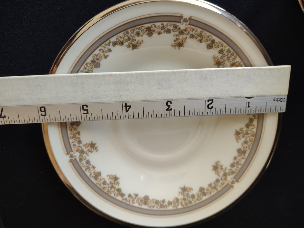 Vintage Lenox Lace Point Tea Cup with Saucer (lot 1807)