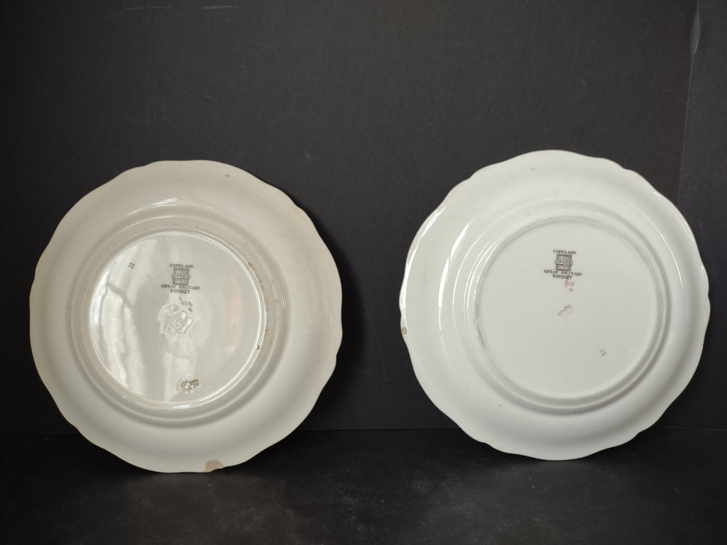 Vintage Spode English Countryside Romney Plate Ironstone x 2 (lot 5778)